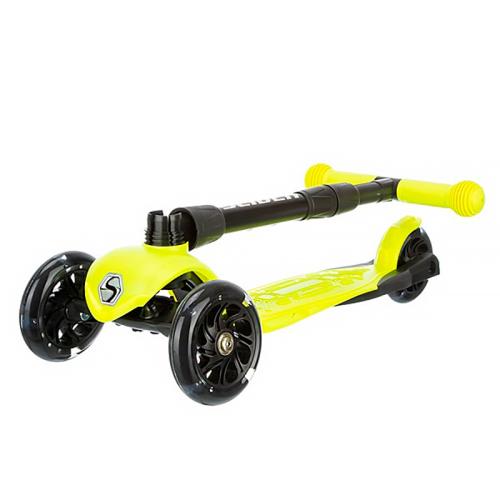 Самокат трехколесный складной светящиеся колеса Slider Stile1Y фото 3