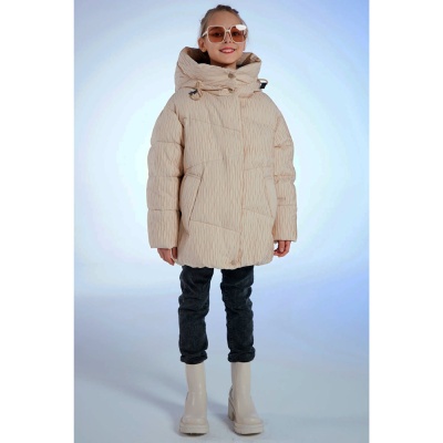 Пальто для девочки размер 134 Deloras 22200 бежевое 2 Пальто для девочки размер 134 Deloras 22200 бежевое 2