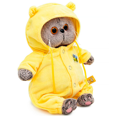 Игрушка Кот Басик baby в кигуруми с пчелкой Budi Basa BB-158 3