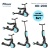 Трёхколёсный самокат Pituso HD-200-Blue голубой