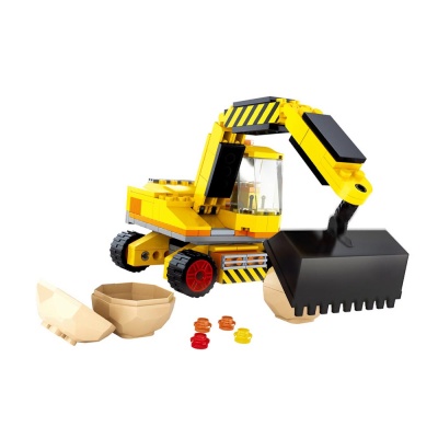 Конструктор Строители Экскаватор-погрузчик Ausini 29417 2