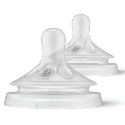 Соска  силиконовая Natural Response с медленным потоком 2 шт. Philips Avent SCY963/02 1