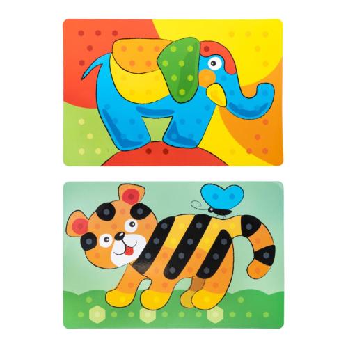 Мозаика для малышей Baby Toys Трактор 107 элементов Десятое Королевство 03579 фото 9