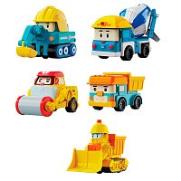 Игровой набор из 5 машинок Robocar Poli Silverlit MRT-761