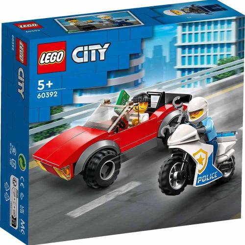 Конструктор Lego City 60392 Полицейская погоня на байке фото 8