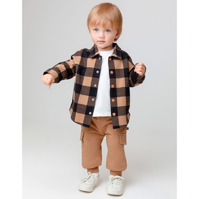 Брюки для мальчика Crockid 400853 коричневый 1038 к582 2