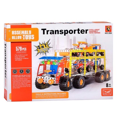 Конструктор металлический Автовоз 579 деталей 358 2