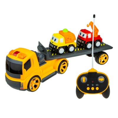 Машинка на радиоуправлении Тягач Горстрой со стройтехникой 1Toy Т16971 1