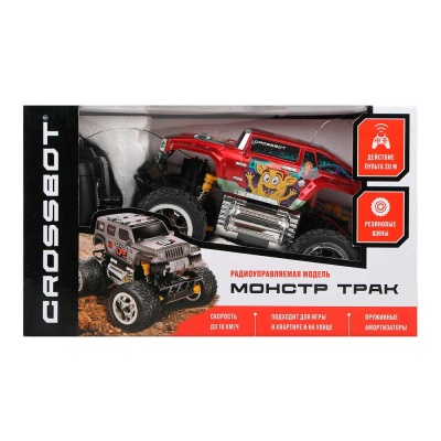 Машинка на радиоуправлении Джип Монстр трак Crossbot 870611