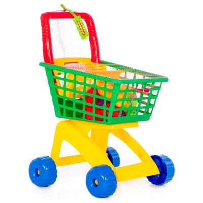 Тележка для маркета и набор продуктов №6 19 элементов Полесье 61904 2