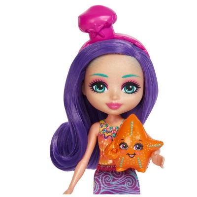 Набор Enchantimals Подводное кафе с куклой питомцем и аксессуарами Mattel HCF86