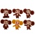 Фигурка тянучка Чебурашка 7 см Funky Toys CHE240