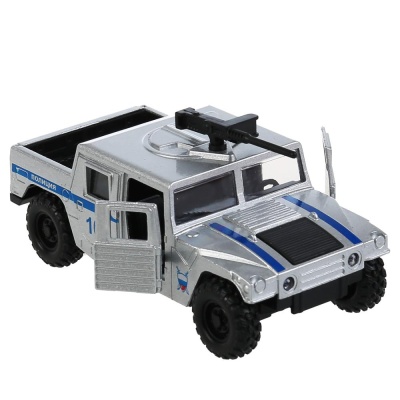 Машина Полицейский внедорожник Пикап Технопарк HUMVEPICKUP-12POL-SR