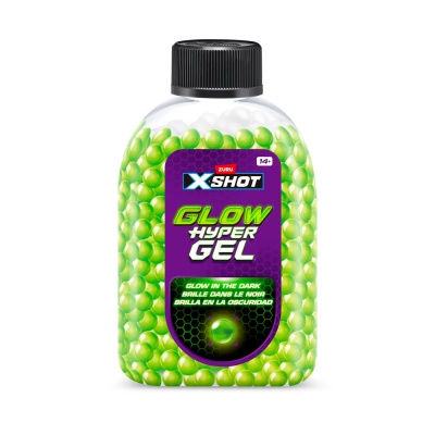 Бластер с гидрогелевыми светящимися гранулами  X-Shot Hypergel Nightmare Zuru 36783 3