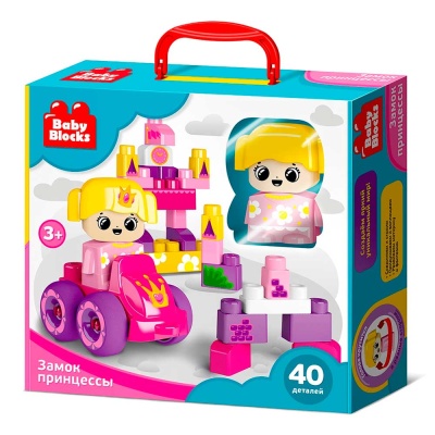 Конструктор Baby Blocks Замок принцессы 40 деталей Десятое Королевство 03906 3