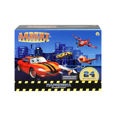Игровой набор Адвент-календарь Парковка 24 дня Рыжий Кот И-9311