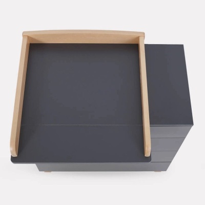 Комод пеленальный с органайзером Rant Indy Pro 800/4 Moon Grey