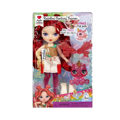 Кукла Фэнтези Литтлс Эппл 15 см красная с аксессуарами RAINBOW 68377 5