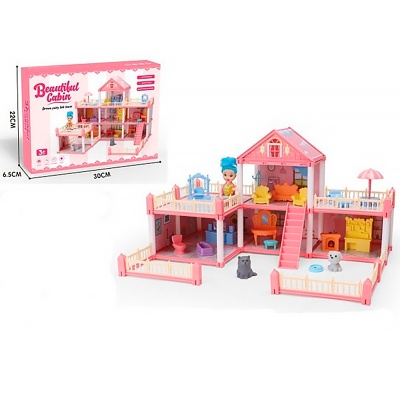 Кукольный домик с мебелью куклой и питомцем 2934354 2