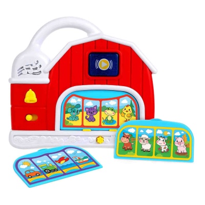 Игрушка развивающая Домик музыкальная Жирафики 951652