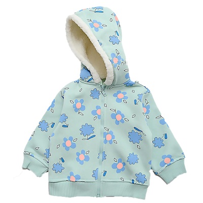 Толстовка утеплённая для девочки Tuffy 2304 мятная 2