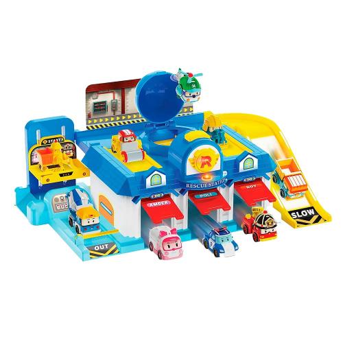 Игровой набор Штаб квартира Robocar Poli Silverlit MRT-664