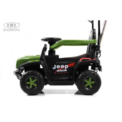 Детский электромобиль RiverToys G003GG зелёный 04