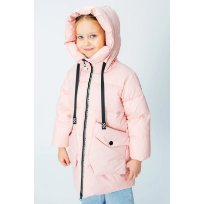 Пальто Deloras 22277X серо-розовый 05