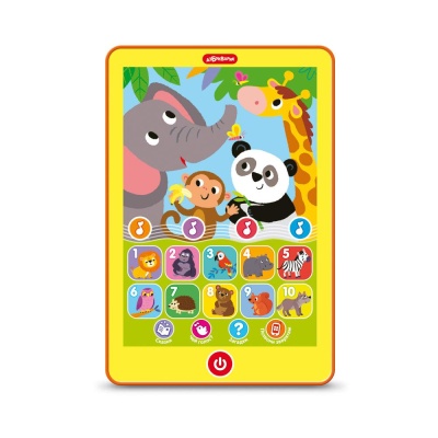 Развивающая игрушка Мой первый планшетик Зверята в зоопарке Азбукварик 3316 01