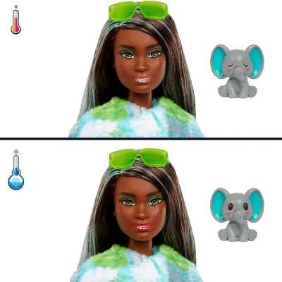 Кукла Барби Джунгли плюшевый костюм слона 30 см Mattel HKP98