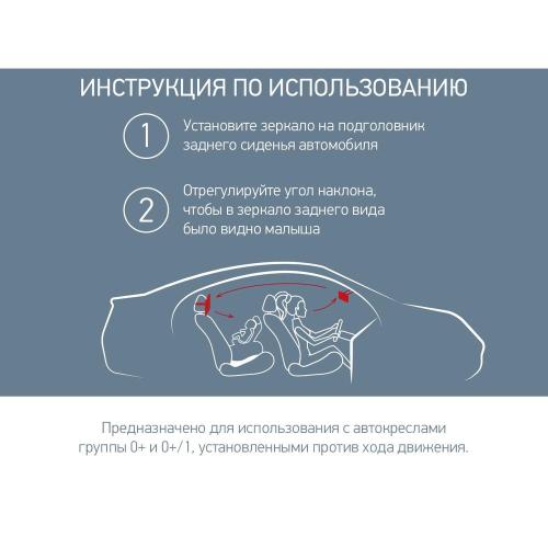 Зеркало для контроля за ребенком в авто Roxy Kids RMI-002 фото 4