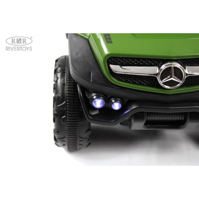 Детский электромобиль RiverToys G005GG зелёный