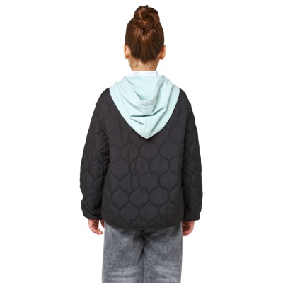 Куртка 7 Одёжек G1019BS чёрно-ментоловый 04