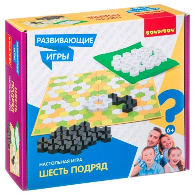 Настольная игра Шесть подряд Bondibon ВВ4509