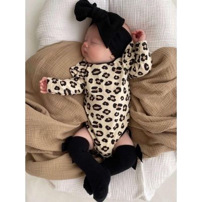 Боди с длинным рукавом Mimilav леопардовое 03