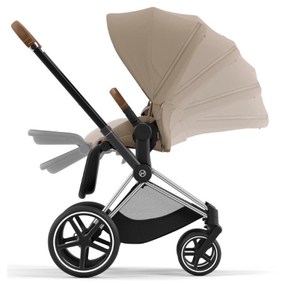 Коляска 2 в 1 Cybex Priam IV Chrome Brown Cozy Beige 04