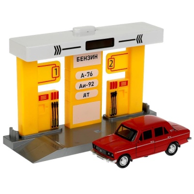 Игровой набор Бензоколонка Технопарк OILSTA-22PL2106-YE (48) 02
