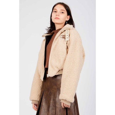 Куртка для девочки Miasin G-JCK24665 бежевая 2