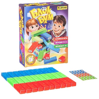 Семейная настольная игра Блок Бум Фортуна Ф79326 1
