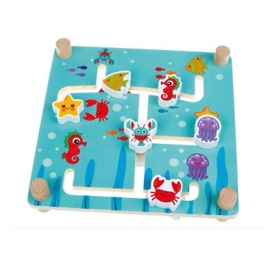 Лабиринт двухсторонний 2в1 Транспорт и море Mapacha 76851