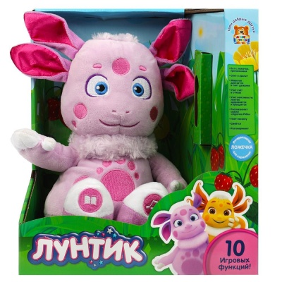 Мягкая озвученная игрушка Лунтик 24 см Мульти-Пульти C20491
