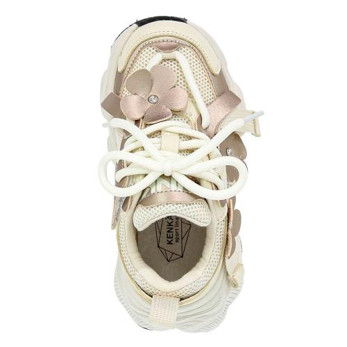 Кроссовки для девочки Kenka AOW_24710 gold фото 3