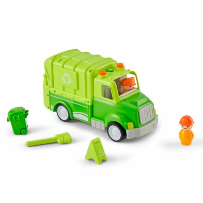 Машинка Мусоровоз CLEANUP CREW Happy Baby 331943