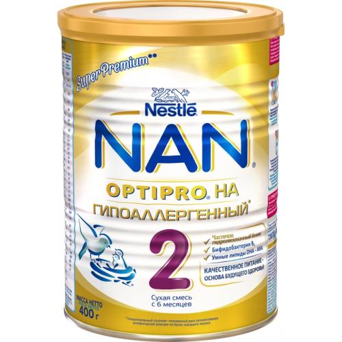 Молочная смесь Nestle NAN Гипоаллергенный 2 Optipro (с 6 мес) 400 г