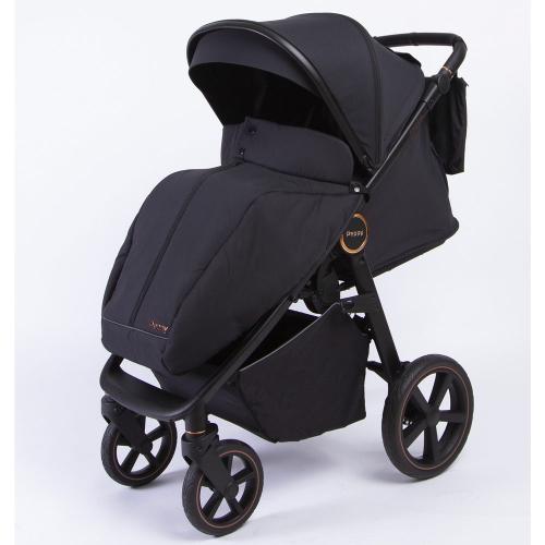 Коляска прогулочная Peppy Marco rose black фото 3