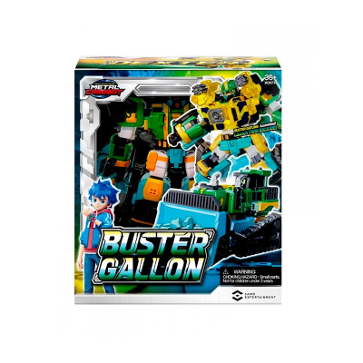 Игрушка робот-трансформер Бастер Галлон 15 см S1 Метал Кард Бот 69018 5