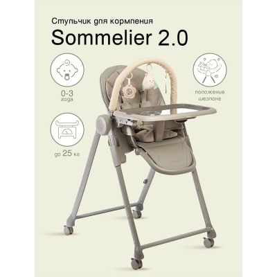 Стульчик для кормления Peppy Sommelier 2.0 Olive 02