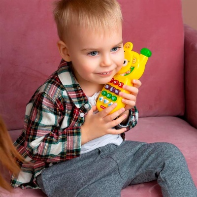 Музыкальный телефончик Мишутка Азбукварик 3136 3