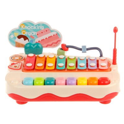 Развивающая игрушка Пианино металлофон Veld Co 128329 красный 2