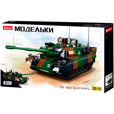 Конструктор блочный Танк Leopard 2A5 Sluban M38-B0839 3